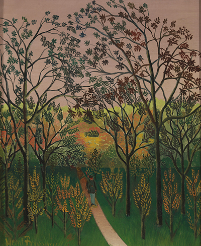 A Corner of the Park at Bellevue, Autumn, Sunset Henri Rousseau